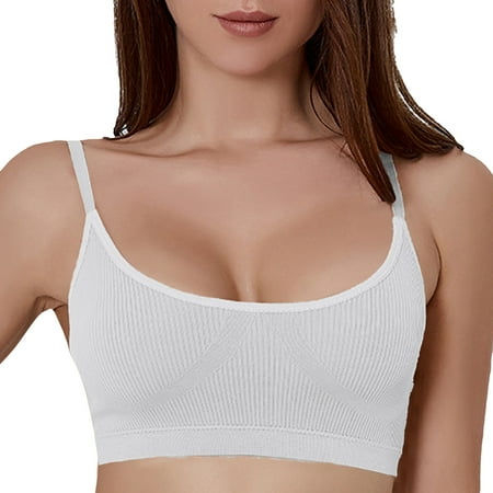

Women U Neck Sleeveless Tops U Neck Running Workout Yoga Trendy Tank Sports Tops Bra Underwear Vest