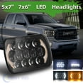 thumbnail image 6 of 2x 7x6" LED Headlight High/Low Beam Halo DRL for GMC Savana 1500 2500 3500 Safari Van, 6 of 16