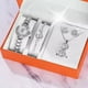 thumbnail image 4 of Juego De Reloj Y Joyas En Caja De Elegante 5 Piezas Color De La Correa Plateado/negro, 4 of 8