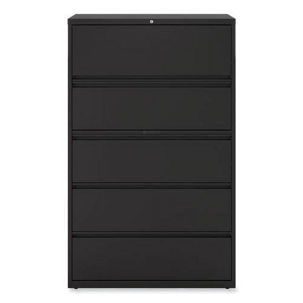 Alera Lateral File, 5 Legal/Letter/A4/A5-Size File Drawers, Black, 42" x 18.63" x 67.63" - image 4 of 9