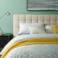 thumbnail image 6 of Modway Julia Queen Biscuit Tufted Upholstered Fabric Platform Bed in Beige, 6 of 6