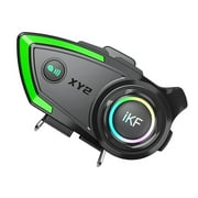 iKF XY2 Motorcycle Bluetooth Headset 5.3, Up to 32 Hours of use, 2 Riders Up to 5000M Motorcycle Communication Systems, Helmet Intercom Music Share, IP67