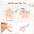 thumbnail image 6 of Unique Bargains 20 Pcs Small Flower Hair Clips Mini Flower Hair Clips for Girls Cute Mini Hairpin Yellow White, 6 of 7