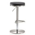 thumbnail image 1 of Tabouret à Barres Réglable en Acier Inoxydable Noir Fano, 1 of 10