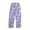 Embossed Snowflake - Lilac, variant on Just Love Plush Pajama Pants for Girls 45611-10539-GRY-4 (Girls 6X, Embossed Snowflake - Blue)