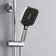 thumbnail image 4 of Xihbxyly Cabezal de Ducha Presurizado, Potente Descarga de Agua, 3 Modos de Rociado, Refuerzo de Presión Ecológico, Accesorio de Baño de Lujo, Elegante Acabado Plateado y Gris, Tamaño 25,5 X 11,5 X 4, 4 of 6