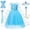 Blue, variant on Aximioll Little Girls Fairy Tale Princess Dress, Halloween Party Elegant Princess Dress up Clothes with Accessories, Toddler Princess Cosplay Outfits for Girls Age 2 - 12 Years, Sky Blue/100