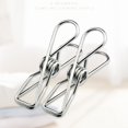 thumbnail image 4 of AMERTEER 1pc Star Shape Hanger Socks Hanging Rack Underwear Drying Shelf Multi-use Laundry Rack for Home (30 Clips), 4 of 10