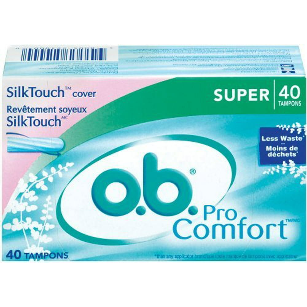 o.b. Pro Comfort Super Tampons, 40 count