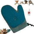 thumbnail image 1 of Meowvo All-In-Ones Grooming Mist Glove for Pets, Grooming Mist Glove for Pets, Meowvo Cat Brush, Spray Cat Petting Gloves, Pet Hair Removal Mitten, Cat Grooming Mitten (Blue), 1 of 8