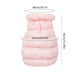 thumbnail image 3 of Chaleco acolchado acolchado de dos piernas para perros, abrigo abrigo impermeable para perros pequeños, tela negra azul rosado, tallas M L XL, cierre de cremallera, para exteriores en clima frío, 3 of 6