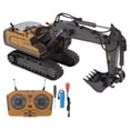 thumbnail image 1 of RC Excavadora 1/20 Escala 11 Canales 2.4G MHz Aleación de Plástico Excavadora con Control Remoto Vehículos de Construcción Juguete para Niño 11 Canales BC1043, 1 of 5