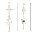 thumbnail image 4 of Soporte de de Cuerda Colgante, Adorno Colgante de , Suspensión de Paisaje, Cesta de Colgante para Decoración ficina - Beige Sunnimix Jardineras Colgantes, 4 of 8