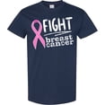 thumbnail image 3 of Inktastic Fight Breast Cancer Pink Ribbon T-Shirt, 3 of 5