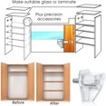 thumbnail image 4 of LOVEVER 20 Pieces 3 mm Shelf Pins Clear Support Pegs Cabinet Clips Holder for Kitchen Furniture, 4 of 7