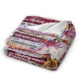 thumbnail image 2 of To My Bonus Mom Blanket Gifts For Kids Adults - Lightweight Throw Blanket For Bedroom Living Room Decor Soft Fuzzy Fleece Cozy Plush Bed Couch 40"X30", 2 of 7