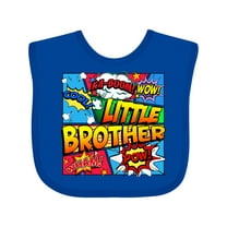 Inktastic Little Brother Comic Book Boys Baby Bib