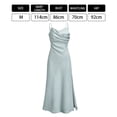 thumbnail image 2 of Vestido de verano 2023 con escote en V y tirantes finos para mujer, vestido de verano de color liso para mujer, vestido sexy sin mangas con escote en forma de corazón para fiesta de verano, 2 of 6