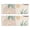 Green Boho Geometric, variant on Kitchen Rugs Sets Of 2,Green and White Geometric Quatrefoil Pattern Anti Fatigue Kitchen Mat Rugs Non Slip Washable,Decorative Kitchen Floor Mats for Kitchen,Sink,Laundry,17"X47"