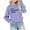 Purple, variant on TFEOQRY Children Girls Fashion Blouse Crewneck Sweatshirt Long Sleeve Pullover Tops