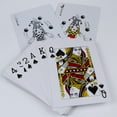 thumbnail image 5 of Paquete de 2 mazos de naipes gigantes grandes: 5 x 7 pulgadas, juego de cartas de juego súper grande de póquer gigante, naipes de puente de gran tamaño, póquer mágico enorme para diversión en fiestas, 5 of 5