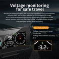 thumbnail image 3 of tssuouriy Car SUV Off-Road Smart Slope Meter Speedometer Over-Speed Alarm Compass Inclinometer, 3 of 6
