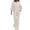 White, variant on Enjoytime Travel Outfits for Women Casual Lounge Plus Size 2 Piece Sets V Neck Long Puff Sleeves Tops Straight Leg Pants Matching Set