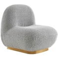 thumbnail image 1 of Meridian Furniture Chaise d'Appoint en Tissu Liam Gris, 1 of 5