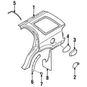 Genuine OE Honda Drip Molding - 8-97124-327-2 Fits select: 1998-2002 HONDA PASSPORT