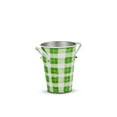 thumbnail image 3 of RAZ Imports Gingham Buckets, Green - 2 Assorted Size (4559052), 3 of 4