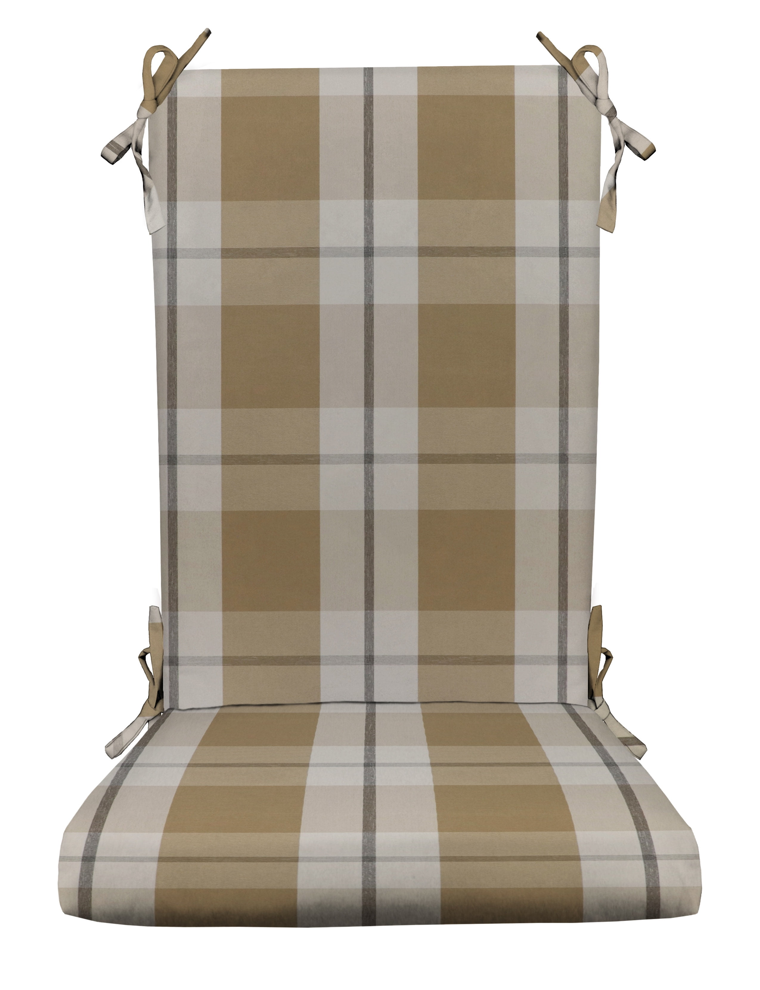 RSH Décor Indoor Outdoor Foam Rocker Rocking Chair Pad Cushions, Fits Cracker Barrel Rocker