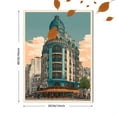 thumbnail image 3 of Qisvanset London Skyline Art Canvas Print 12x16 Inch Dining Room Decor, 3 of 8