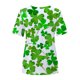 thumbnail image 5 of Camiseta de manga corta con estampado de día de San Patricio para mujer Fridja bn1074, 5 of 5