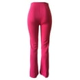 thumbnail image 3 of Sexy Dance Womens Stretchy Dresses Pants Casual Work Slacks Business Button Front Workwear Straight Leg Bootcut Yoga Trousers, 3 of 7