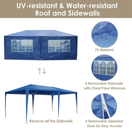Yescom 20 X10 Outdoor Wedding Party Cater Fetes Patio W 6 Removable Side Walls Large Canopy Canada - Outdoor Patio Removable Walls Yescom 20 X10 Outdoor Wedding Party Cater Fetes Patio W 6 Removable Side Walls Large Canopy Canada - Outdoor Patio Removable Walls