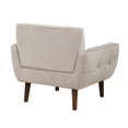 thumbnail image 3 of Contemporary Brown Chair, 34.5" Package Depth Accent 30" Width, 3 of 5