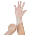 thumbnail image 1 of 100pcs Disposable Latex Gloves Punch  Protective Hands, 1 of 8
