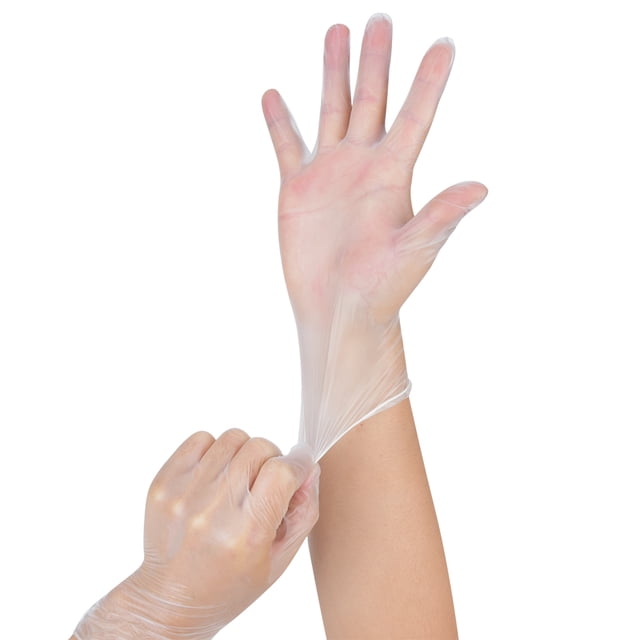 100pcs Disposable Latex Gloves Punch Protective Hands