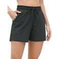 thumbnail image 1 of Charmo Short de Bain pour Femmes Taille Élastique Boardshort Shorty Culotte Intégrée Bas de Maillot, 1 of 6