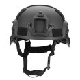 thumbnail image 1 of Durable Composites ABS Adjustable Hanging Tactics Game Riding Lightweight Helmet Black, 1 of 6