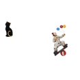 thumbnail image 1 of Figura Decorativa De Resina De Gato Payaso, Escultura Coleccionable, Adorno Para Sala De Estar, Dormitorio, Estantería, Mesa, Centro De Mesa, Decoración De Armario., 1 of 8