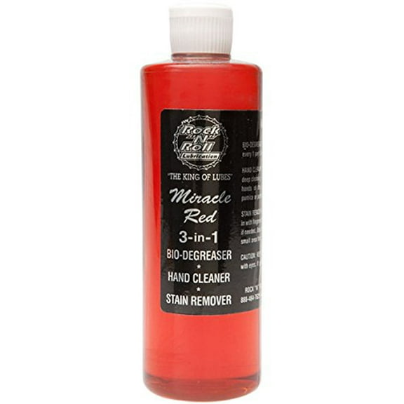 Rock-N-Roll Miracle Red Degreaser 16oz Biodegreaser Handle Cleaner Stain Remover