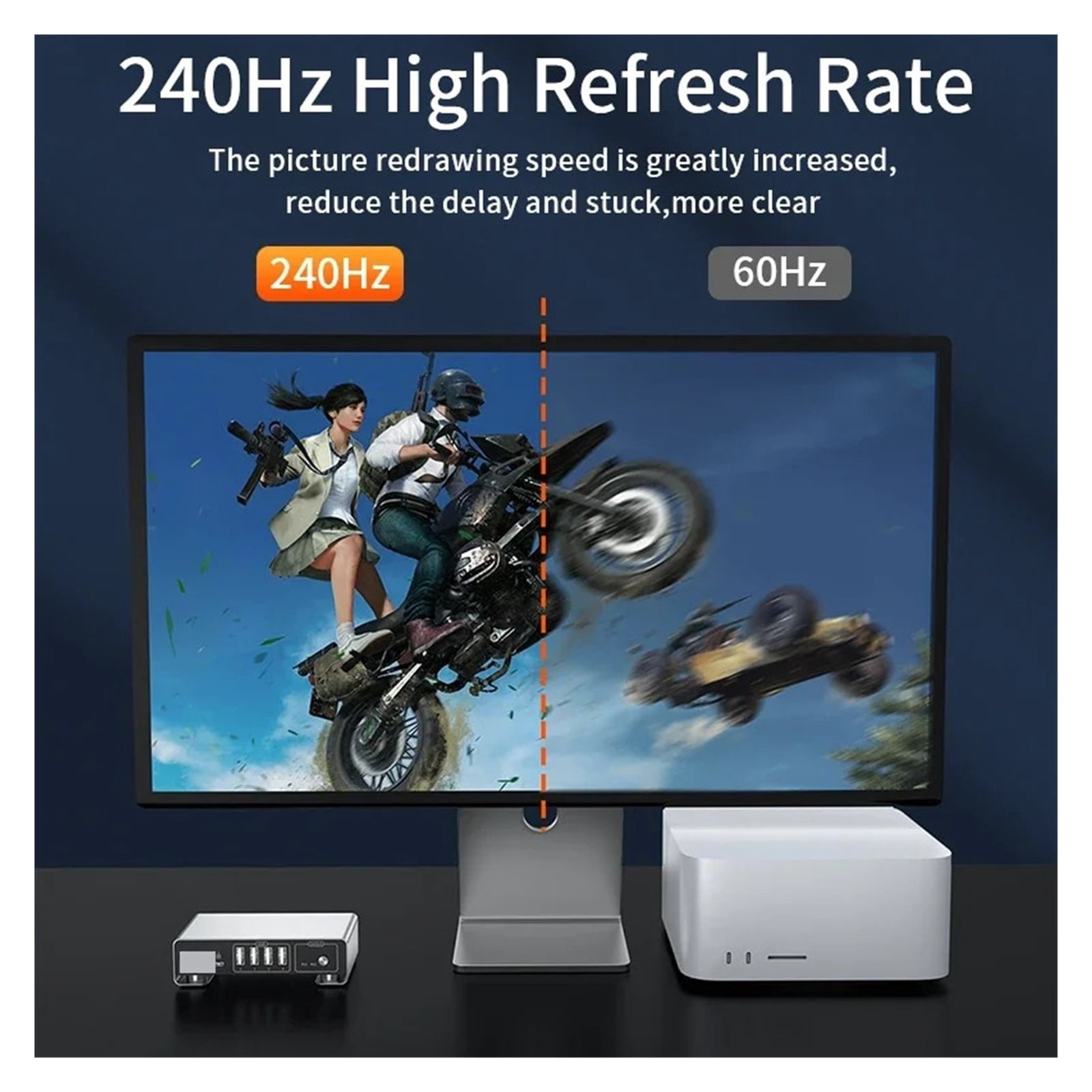 USB C KVM Switch Type-C To DP KVM Switcher 4K 144Hz 2 PCs Sharing Display Printer Keyboard Mouse U Disk Converter