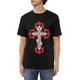 thumbnail image 1 of Camisetas de algodón para hombre con cruz ortodoxa, camisetas casuales básicas de cuello redondo, camisetas de moda de manga corta., 1 of 6