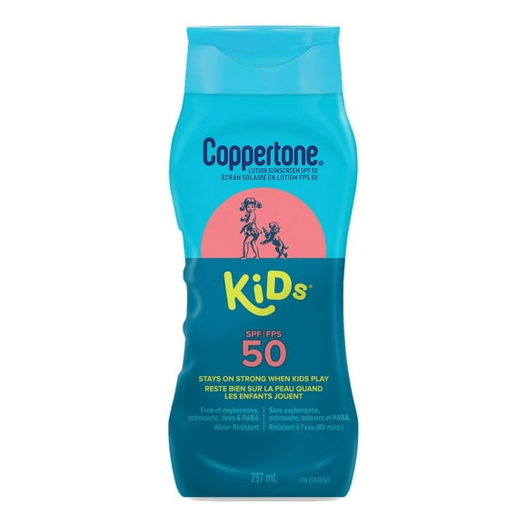 Coppertone Kids Sunscreen Lotion SPF 50 for Children, Lotion 237ml