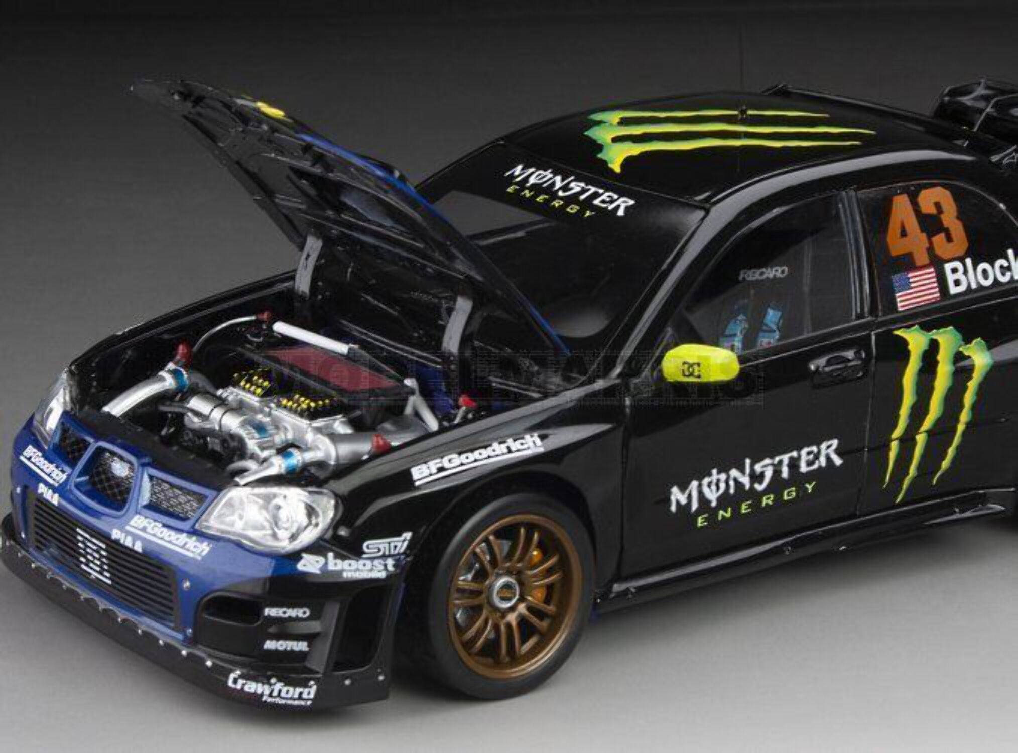 BSCスバル WRX STI WRC06 Ken Block #43 Sun Star Subaru Impreza WRC06 Ken Block Gymkhana 2008 1:18