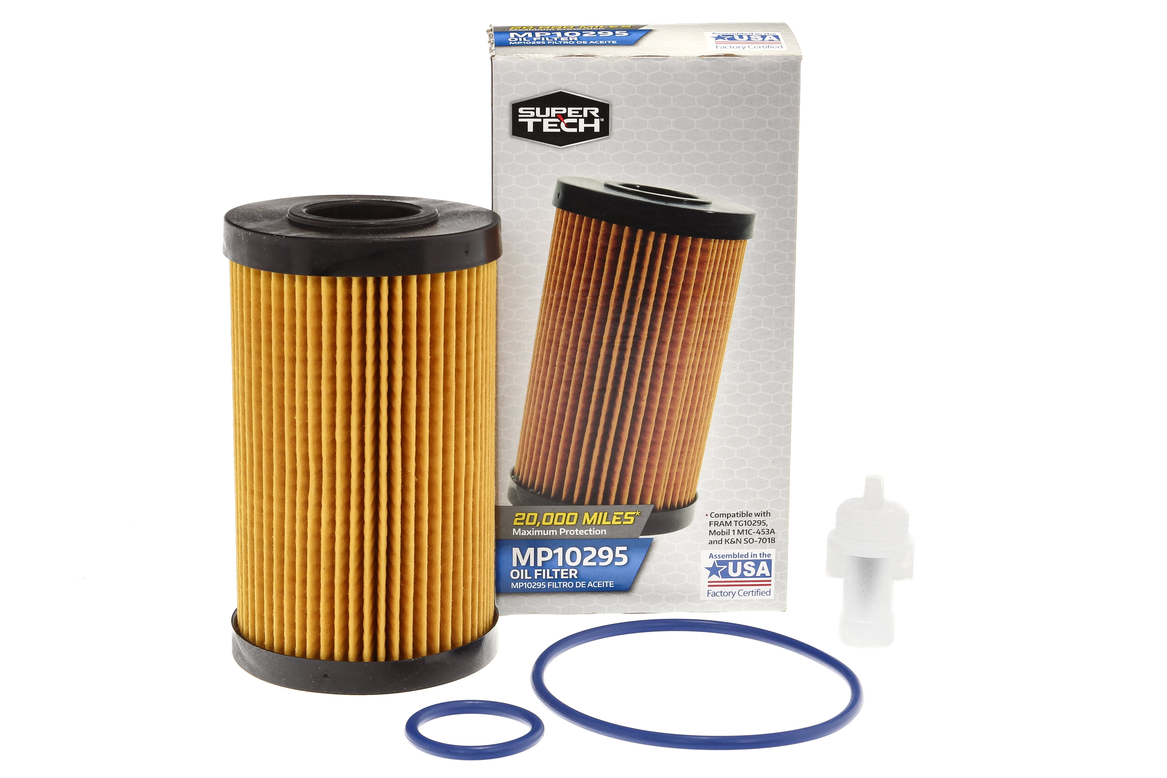 SuperTech Maximum Performance 20,000 mile Replacement Synthetic Oil Filter, MP10925, for Toyota and Lexus