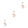 thumbnail image 3 of Becaristey Multi-size Colorful Hollow Out Binder Notes Clips Letter Paper Clip Office orange S 3Set, 3 of 6