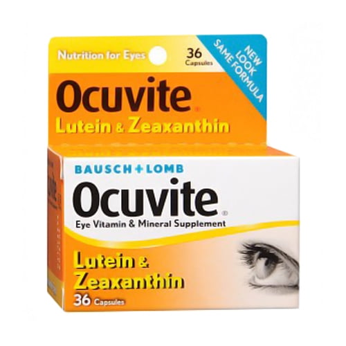 Bausch And Lomb Ocuvite With Lutein And Zeaxanthin Capsules 36 Ea, 6