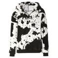 thumbnail image 3 of Puntoco Mujeres Grueso Fleece Manga Larga Cachemira Espesar Manga Larga tops Hoode Sudaderas Puntoco Puntoco-954, 3 of 5